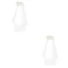 Cadeaux De Mariée 2 Pcs Cadeau Fleur Costume Tulle Exquis Mariage Blanc Coiffure Noël Pour Faire Partie Coiffure Tête Élégant Clip Floral Voile Courts Fournitures Décor De Mariage -Rose Magasin 31EO3cWrkNL. SL1203
