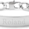 Bracelet ID En Acier Inoxydable Gravable Pour Homme, 8 Pouces De Long - Bracelets Personnalisés Pour Homme - Bracelet ID Homme Avec Gravure - Cadeaux Gravables Pour Lui - Cadeau D'anniversaire - Cadeau Pour Papa - Cadeau De Noël -Rose Magasin 41PQ3ntvYIL. AC UL1000