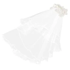 Cadeaux De Mariée 2 Pcs Communion Cadeau Voiles Fille Anniversaire Clip Filles Coiffure Petit Chapeau Pour Accessoires Costume Élégant Blanc Coiffure Exquis Noël Clip: Décor De Mariage -Rose Magasin 41V6cnCK5bL. SL1500