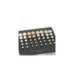 20 Paires Boucles D'oreilles Cristal Perle Boucle D'oreille Ensemble Oreille Stud Bijoux Pour Filles Femmes Hommes Argent Et Or Pour Cadeaux De Noël -Rose Magasin 41gSUGAZbDL. SS1000