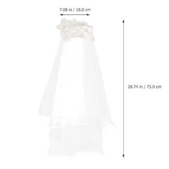 Cadeaux De Mariée 2 Pcs Communion Cadeau Voiles Fille Anniversaire Clip Filles Coiffure Petit Chapeau Pour Accessoires Costume Élégant Blanc Coiffure Exquis Noël Clip: Décor De Mariage -Rose Magasin 41iOCo1mNnL. SL1500