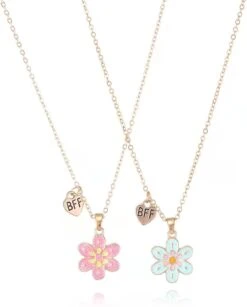 XLCTT 2Pcs Meilleur Ami Colliers Anniversaire Noël Graduation Cadeaux BFF Colliers Amitié Soeur Fille Cadeaux