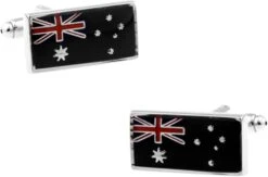 Boutons De Manchette De Luxe Gravé, Noir Boutons De Manchette Blanks Rectangle Ensembles Pour Dîner De Noël 2.74X1.66CM