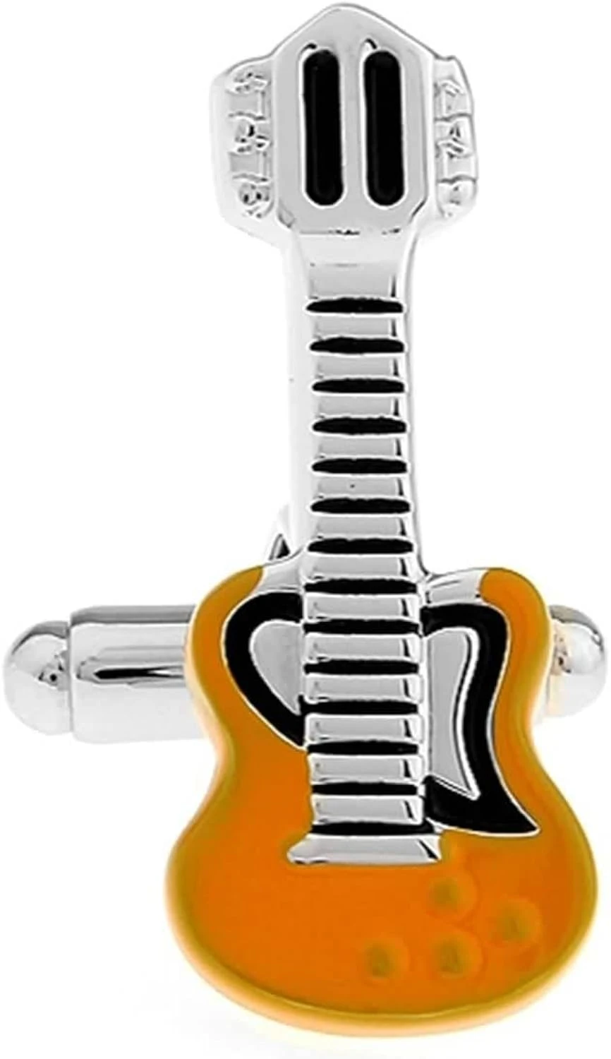 Banemi Boutons De Manchette Chemise, Boutons De Manchette Tuxedo Et Studs Guitar Sets Pour Dîner De Noël 3X1.2CM 5 Banemi Boutons De Manchette Chemise, Boutons De Manchette Tuxedo Et Studs Guitar Sets Pour Dîner De Noël 3X1.2CM – Image 3