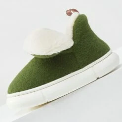 Hzxsny Toddler Chaussons Chaussons Fluffy House Slipper Garçons Filles Hiver Chaud Anti-Skid En Peluche De Noël Pantoufles Avec Fausse Fourrure Doublure -Rose Magasin 519BSfbma0L. AC UL1001