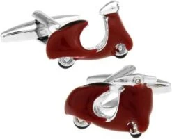 Banemi Boutons De Manchette Pour Hommes, Hommes Argent Boutons De Manchette En Laiton Électrique Véhicule Ensembles Pour Dîner De Noël