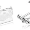 Boutons De Manchette Gravés, Boutons De Manchette Argent Pour Adolescents Ensembles De Sac En Acier Inoxydable Pour Dîner De Noël 2X1.4CM -Rose Magasin 51IQTOEtb6L. AC UL1500
