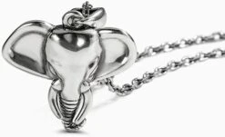 Jeulia Sterling Argent Collier Pour Hommes Femmes Éléphant Girafe Animal Pendentif Lien Chaîne Cool Bijoux Hypoallergénique D'anniversaire De Noël Cadeaux Pour Femmes Mariée Adolescent Filles Avec Boîte-cadeau -Rose Magasin 51MWRnPY5L. AC UL1500
