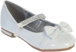 Chaussures Plates Gwen & Zoe Girl Dress Flats Pour Mariages, Noël Et Fêtes - Grandes Et Petites Filles, Tout-petits, Première Communion Avec Sangle De Strass -Rose Magasin 51OAsK3WZDL. AC UL1500