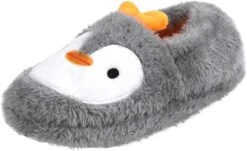 PURFUN Super Mignon Bande Dessinée Animaux Pantoufles Pour Enfants, Filles Garçons Witner Thermique Maison Pantoufles Doux En Peluche Accueil Chaussures Intérieures Anti-Slip Booties Chaussures Pour Halloween Noël -Rose Magasin 51PApCgsJL. AC UL1020