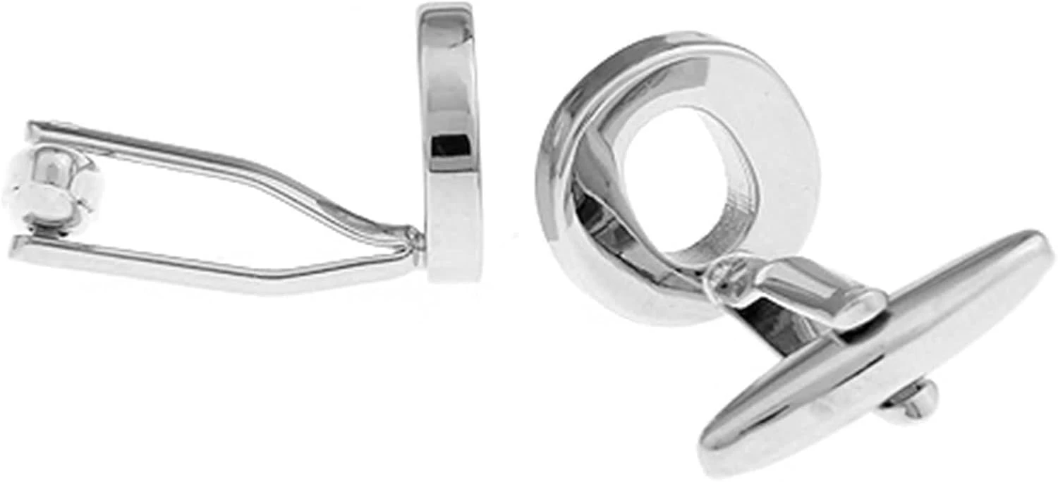 Banemi Tuxedo Studs, Tuxedo Boutons Lettre O Ensembles Pour Dîner De Noël 1.4X1.4CM 4 Banemi Tuxedo Studs, Tuxedo Boutons Lettre O Ensembles Pour Dîner De Noël 1.4X1.4CM – Image 2