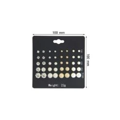 20 Paires Boucles D'oreilles Cristal Perle Boucle D'oreille Ensemble Oreille Stud Bijoux Pour Filles Femmes Hommes Argent Et Or Pour Cadeaux De Noël -Rose Magasin 51SpKDWq5WL. SS1000