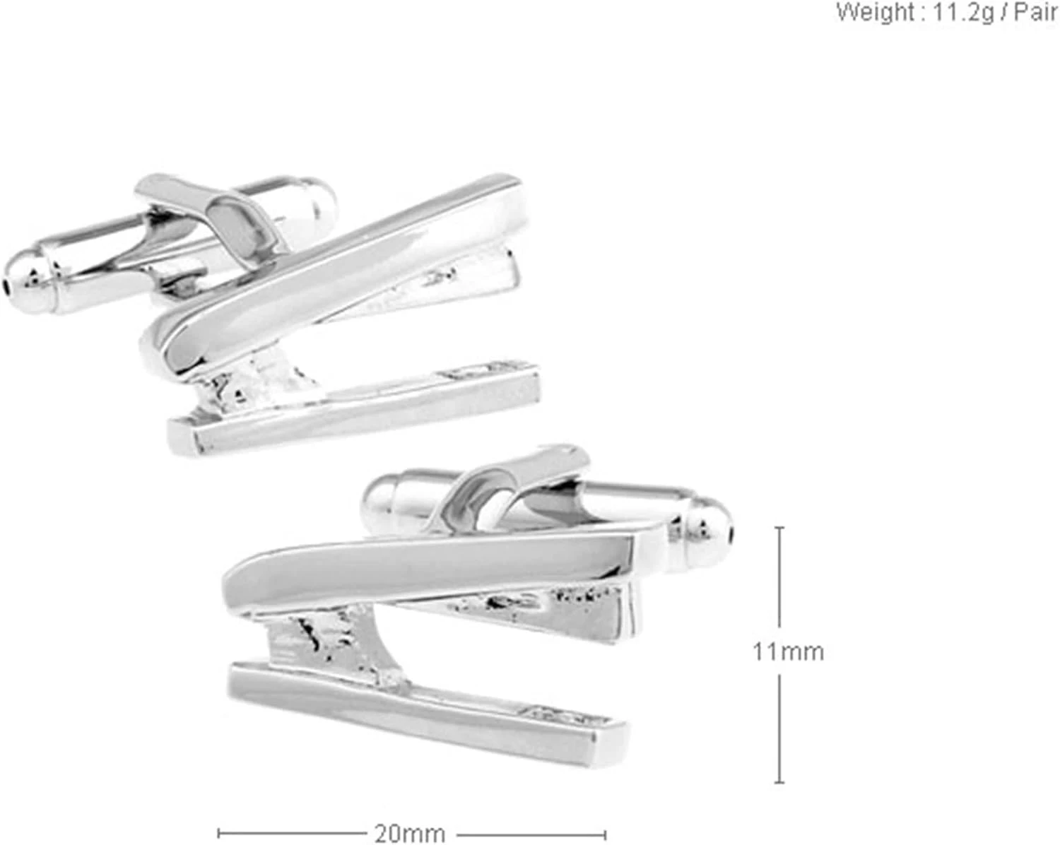 Banemi Manchette Liens Pour Un Avocat, Tuxedo Boutons De Manchette Agrafeuse Ensembles Pour Dîner De Noël 2X1.1CM 4 Banemi Manchette Liens Pour Un Avocat, Tuxedo Boutons De Manchette Agrafeuse Ensembles Pour Dîner De Noël 2X1.1CM – Image 2