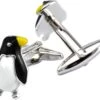Banemi Boutons De Manchette En Métal, Boutons De Manchette Et Goujons Noir Pingouin Enamel Sets Pour Le Dîner De Noël 1.8CM -Rose Magasin 51Zs6sgIj6L. AC UL1500