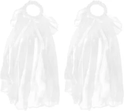 KESYOO 2pcs Veil Flower Headpieces Bandeaux Avec Voile Guirlandes Cheveux Accessoires Ornements De Noël -Rose Magasin 51aNpMfO16L. AC SL1500