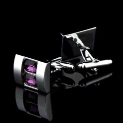 Banemi Boutons De Manchette Sur Boutons, Boutons De Manchette Initiaux Rectangle Cristal Ensembles Pour Dîner De Noël 1.8CM -Rose Magasin 51aOHVOdBeL. AC UL1500