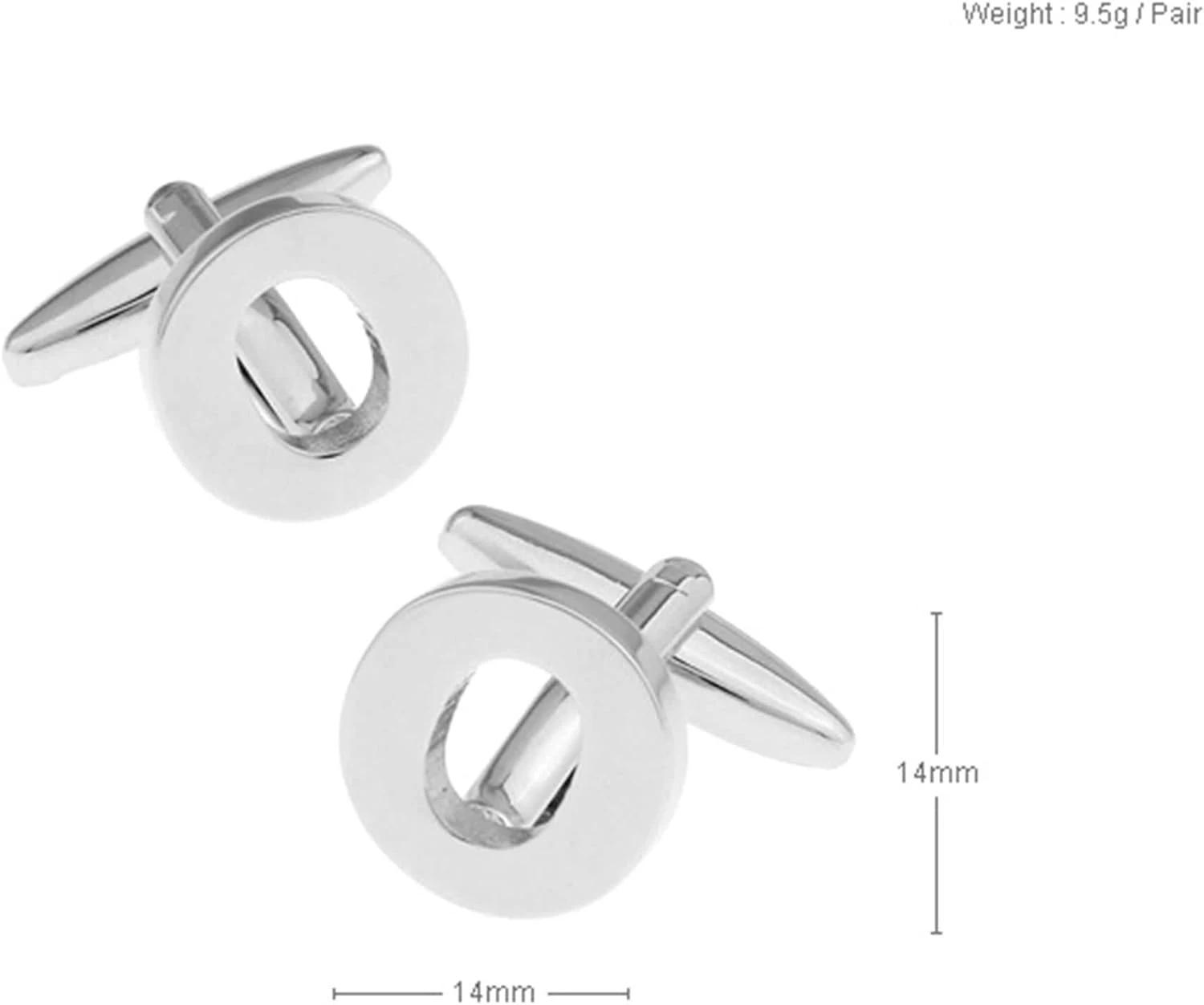 Banemi Tuxedo Studs, Tuxedo Boutons Lettre O Ensembles Pour Dîner De Noël 1.4X1.4CM 7 Banemi Tuxedo Studs, Tuxedo Boutons Lettre O Ensembles Pour Dîner De Noël 1.4X1.4CM – Image 5