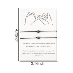 Correspondant Perle Bracelets Pour Couples Magnétique Perlé Pinky Promise Faire Un Souhait Bracelet Pour Petit Ami Copine Longue Distance Cadeaux Pour Anniversaire Noël Valentines Amitié Bracelets Pour 2 -Rose Magasin 51c9zVYr9QL. AC SR10001000