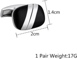 Banemi Tuxedo Boutons De Manchette Et Goujons, Boutons De Manchette Noir En Acier Inoxydable Ovale Diagonal Stripe Sets Pour Dîner De Noël 2X1.4CM -Rose Magasin 51lbv9EN0oL. AC UL1500