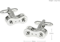 Banemi Boutons De Manchette Pour Père De Groom, Argent 80S Collier Chaîne Mécanique Ensembles Pour Dîner De Noël 2X0.8CM -Rose Magasin 51m2FyhWEjL. AC UL1500