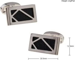 Banemi Silver Boutons De Manchette Gravé, Argent Boutons De Manchette Rectangle Sets Pour Dîner De Noël 2.05X1.25CM 10 Banemi Silver Boutons De Manchette Gravé, Argent Boutons De Manchette Rectangle Sets Pour Dîner De Noël 2.05X1.25CM -Rose Magasin 51mbGXuTbL. AC UL1500