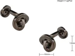 Banemi Light Up Boutons De Manchette, Boutons De Manchette Et Goujons Noir Twisted Sets Pour Le Dîner De Noël 1.6X1.2CM 10 Banemi Light Up Boutons De Manchette, Boutons De Manchette Et Goujons Noir Twisted Sets Pour Le Dîner De Noël 1.6X1.2CM -Rose Magasin 51ndo9dZUL. AC UL1500 1