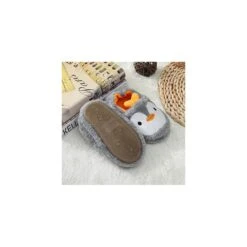 PURFUN Super Mignon Bande Dessinée Animaux Pantoufles Pour Enfants, Filles Garçons Witner Thermique Maison Pantoufles Doux En Peluche Accueil Chaussures Intérieures Anti-Slip Booties Chaussures Pour Halloween Noël -Rose Magasin 51nqZa0qg2L. SS1000