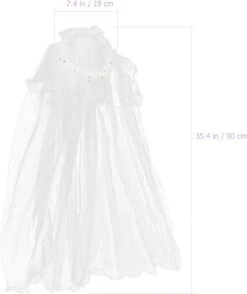 KESYOO 2pcs Veil Flower Headpieces Bandeaux Avec Voile Guirlandes Cheveux Accessoires Ornements De Noël -Rose Magasin 51p8osK MWS. AC SL1500