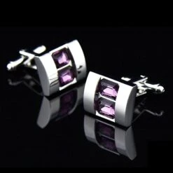 Banemi Boutons De Manchette Sur Boutons, Boutons De Manchette Initiaux Rectangle Cristal Ensembles Pour Dîner De Noël 1.8CM -Rose Magasin 51wTUhimamL. AC UL1500