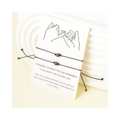 Correspondant Perle Bracelets Pour Couples Magnétique Perlé Pinky Promise Faire Un Souhait Bracelet Pour Petit Ami Copine Longue Distance Cadeaux Pour Anniversaire Noël Valentines Amitié Bracelets Pour 2 -Rose Magasin 51xe4DHpreL. AC SR10001000
