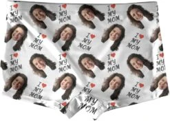 Photo Personnalisée J'adore Les Visages De Maman Enfants Boxer Briefs Sous-vêtements Bébé Fille Garçon Nom De L'animal Cœur Personnalisé Pour Enfant En Bas âge Papa Mère Mères Noël Cadeaux Drôles -Rose Magasin 610B2HZjBOL. AC UL1500