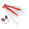 FOMIYES 1 Set Voile Arc Cheveux Accessoires Cheveux Accessoires Pour Filles Mariée Voiles Pour Mariage Noël Coiffe De Noël Costume Accessoires Mode Bandeau Filles Voile Bandeau