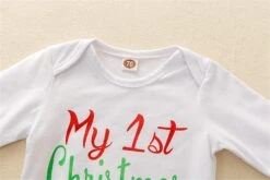 Sfdgfhyf Parti Vêtements Pour Noël Infantile Nouveau-né Bébé Garçons Filles À Manches Longues Bande Dessinée Lettre Romper Body Tops Patchwork -Rose Magasin 610G6Tw2vzL. AC UL1500