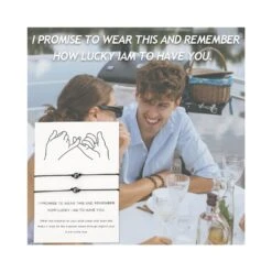 Correspondant Perle Bracelets Pour Couples Magnétique Perlé Pinky Promise Faire Un Souhait Bracelet Pour Petit Ami Copine Longue Distance Cadeaux Pour Anniversaire Noël Valentines Amitié Bracelets Pour 2 -Rose Magasin 610IlVEpLbL. AC SR10001000