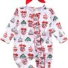 Nouveau-né Infant Bébé Filles Hiver Chaud Floral De Noël Coton À Manches Longues Romper Combinaison Infantile Tenues 0-24 Mois -Rose Magasin 612Iiy4Gf8L. AC UL1500