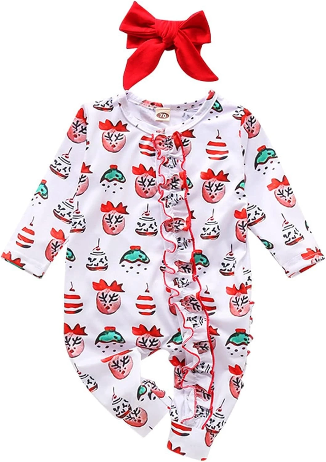 Nouveau-né Infant Bébé Filles Hiver Chaud Floral De Noël Coton À Manches Longues Romper Combinaison Infantile Tenues 0-24 Mois 3 Nouveau-né Infant Bébé Filles Hiver Chaud Floral De Noël Coton À Manches Longues Romper Combinaison Infantile Tenues 0-24 Mois