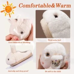 Tout-petits Girl Boy Non-Slip House Slipper Chaud Winter Slipper Mignon Cartoon Bunny Rabbit Dinosaur Slippers Soft Plush Indoor & Outdoor Cadeau De Noël Pour Les Enfants -Rose Magasin 613IjkrC1OL. AC UL1000
