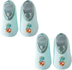 Bébé Non Slip Grip Coton Animal Cheville Chaussettes Toddler Sneaker Avec Soft Rubber Sole Floor Slipper Cadeaux De Noël