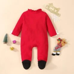 Rompers Pour Enfant Fille Noël Enfant Enfants Nouveau-né Infantile Bébé Garçons Filles Patchwork À Manches Longues Volants 9 Mois -Rose Magasin 615n7RQ7uxL. AC UL1500