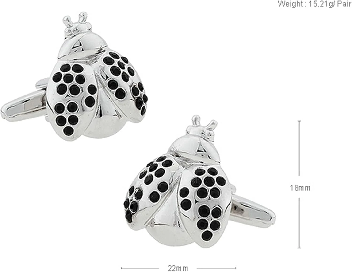 Hommes Boutons De Manchette Et Goujons, Boutons De Manchette Pour Tuxedo Insecte Avec Bleu Cz Ensembles Pour Dîner De Noël 4 Hommes Boutons De Manchette Et Goujons, Boutons De Manchette Pour Tuxedo Insecte Avec Bleu Cz Ensembles Pour Dîner De Noël – Image 2