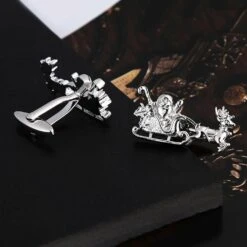 Hoisy Manchette Liens Pour Un Avocat, Argent Manchette Liens Père Noël Cerf 3.1CM En Acier Inoxydable Boutons De Manchette Pour Tuxedo Chemises Mariage D'affaires -Rose Magasin 617Ryn2oqWL. AC UL1500