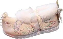 Bblulu Bande Dessinée En Peluche Chaud Chaussures Enfant Filles Pantoufles Cozy Peluche Intérieur Extérieur Enfants Pantoufles Cadeaux De Noël