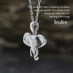 Jeulia Sterling Argent Collier Pour Hommes Femmes Éléphant Girafe Animal Pendentif Lien Chaîne Cool Bijoux Hypoallergénique D'anniversaire De Noël Cadeaux Pour Femmes Mariée Adolescent Filles Avec Boîte-cadeau -Rose Magasin 617iQ6Z8wEL. AC UL1500