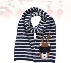 NOLITOY 3 Pcs Dessins Animés écharpe écharpe Châle Hiver Écharpe écharpe Chaude Hiver Tricot Foulards Enfant Noël -Rose Magasin 618jPR070nL. AC UL1223