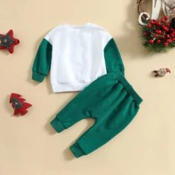 Sfdgfhyf Mignon Vêtements Ensemble Pour Enfants Bébé Garçon Fille De Noël Sports Casual Pull À Manches Longues Crewneck Sweat Pantalon -Rose Magasin 618rBnt0ccL. AC UL1500
