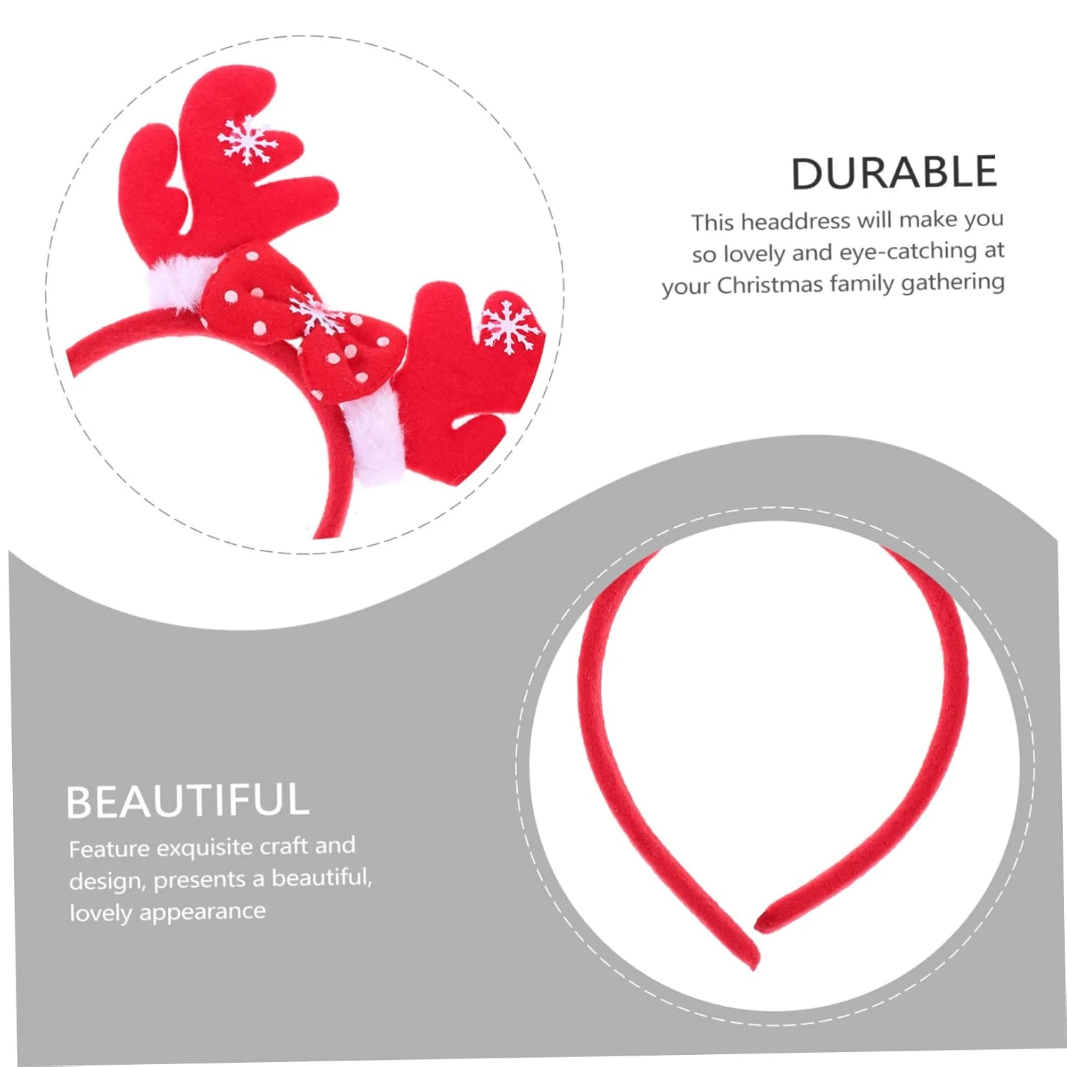 Beavorty 1 Set Voile Bow Bridal Veil Tiara Pour Filles Accessoire De Cheveux Pour Filles De Noël Bandeau De Mode Bandeau Renne Costume Coiffe Filles Voile Bandeau De Noël Voile Bow Coiffe 4 Beavorty 1 Set Voile Bow Bridal Veil Tiara Pour Filles Accessoire De Cheveux Pour Filles De Noël Bandeau De Mode Bandeau Renne Costume Coiffe Filles Voile Bandeau De Noël Voile Bow Coiffe – Image 2