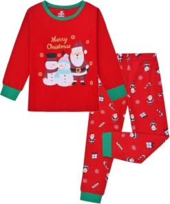 Sfdgfhyf Mode Vêtements Pour Bébé Enfants De Noël Tops Pantalon Coton À Manches Longues Vacances Enfant Garçons Filles Enfants Noël -Rose Magasin 619lyUT AuL. AC UL1500