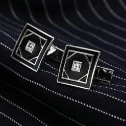 Banemi Chemise Boutons De Manchette, Noir Boutons De Manchette Chemise En Acier Inoxydable Carré Rhombique Ensembles Pour Dîner De Noël 1.8X1.8CM -Rose Magasin 61AV85KAgHL. AC UL1500