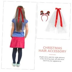 Amosfun 1 Set Veil Bow Filles Bandeau Costumes Pour Filles Femmes Bandeaux Jungle Animal Bandeaux De Noël Voile De Noël Tête Boppers Filles Veil Bandeau De Noël Voile Bow Headwear -Rose Magasin 61FUvT wPAL. SL1500