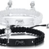 MEALGUET Personnalisé ID Couple Bracelets Gravure Personnalisée Bracelet Tressé à La Main Pour Hommes Femme Amitié, Réglable, Cadeau De Noël Personnalisé 1 MEALGUET Personnalisé ID Couple Bracelets Gravure Personnalisée Bracelet Tressé à La Main Pour Hommes Femme Amitié, Réglable, Cadeau De Noël Personnalisé -Rose Magasin 61GfVWNe64L. AC UL1500